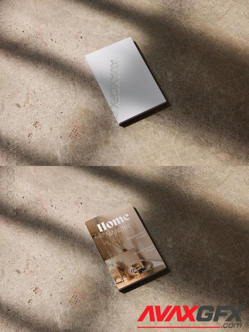 A4 Magazine Mockup With Window Light on Floor 544818435 [Adobestock]