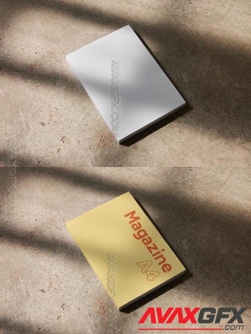 Mockup of a A4 Magazine With Softcover 544818369 [Adobestock]