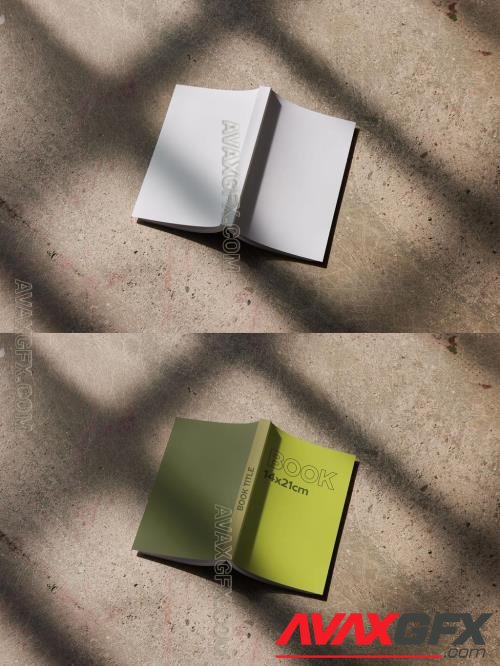 Paperback Book Mockup Open Upside Down 544817869 [Adobestock]