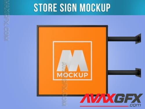 Store Signboard Mockup Front View 544623145 [Adobestock]