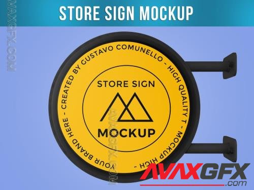 Store Signboard Mockup Front View 544599565 [Adobestock]