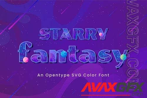Starry Fantasy font