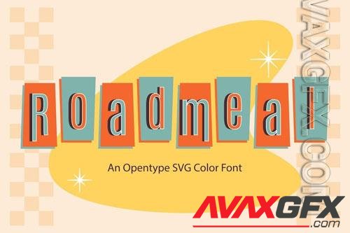 Roadmeal font