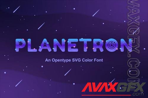 Planetron font