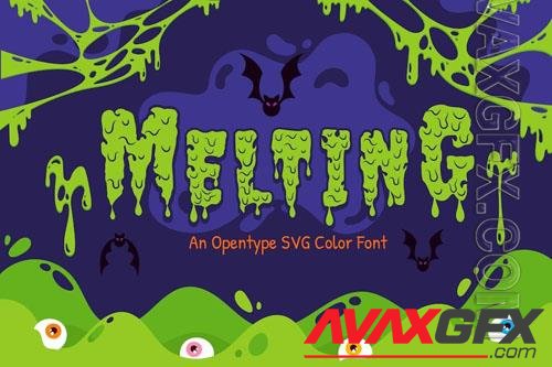 Melting font