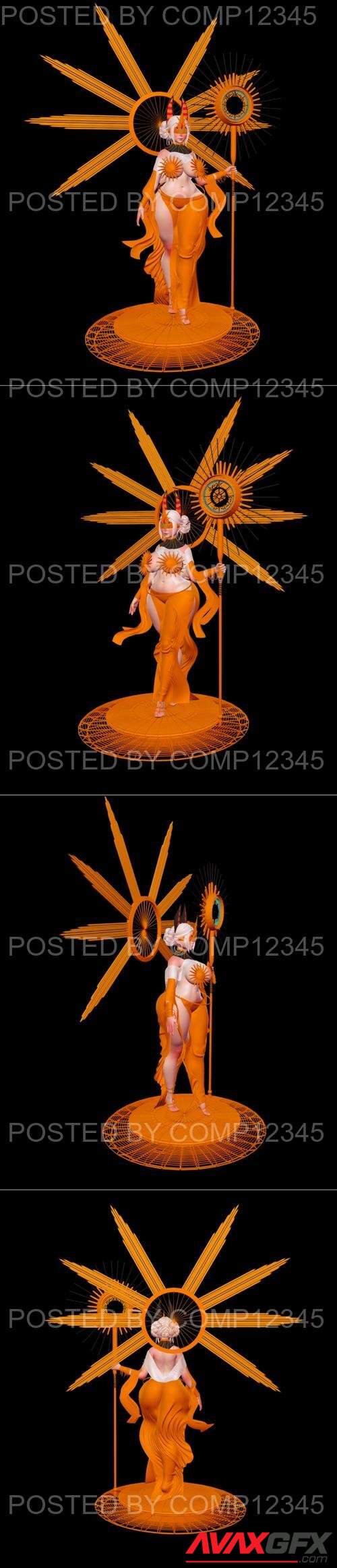 Goddess of the sun 3D Print