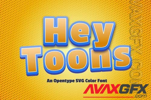 Hey Toons font