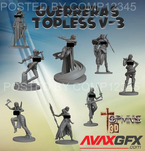 Guerreras Topless V3 3D Print