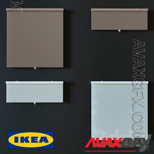 Roller blind IKEA HOPPWALS - 3d model