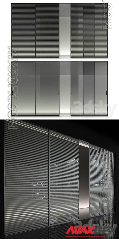 Rimadesio sliding doors 2 - 3d model