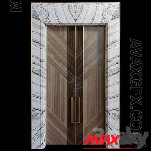 Entrance door - 3d model