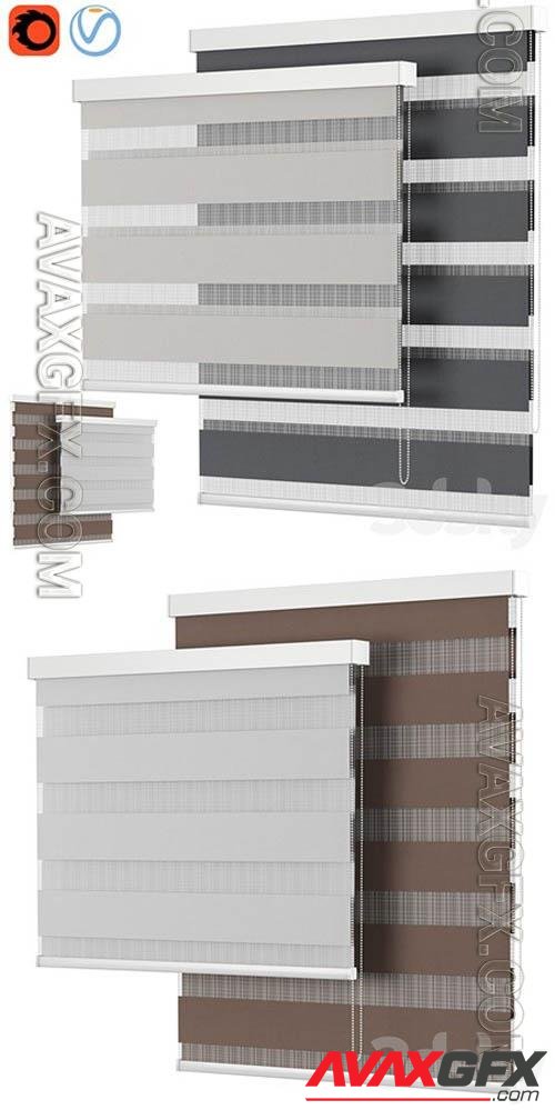 Roller Blind 105 - 3d model