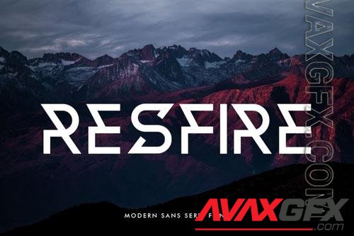 Resfire font