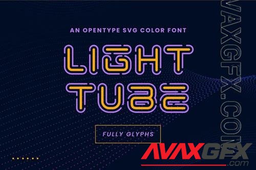 Light Tube font