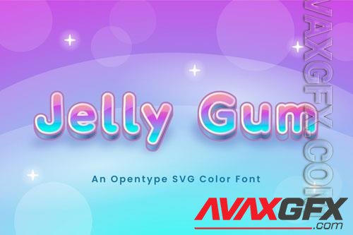 Jelly Gum font