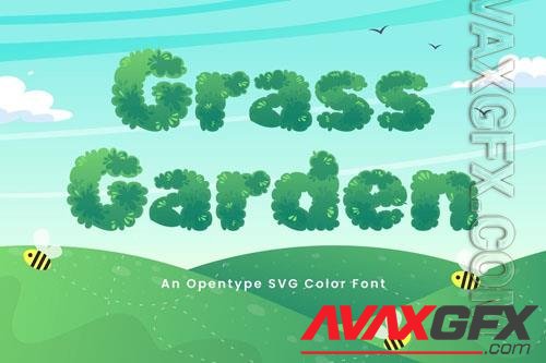 Grass Garden font