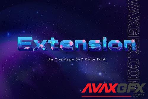 Extension font