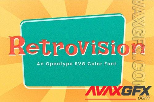 Retrovision font