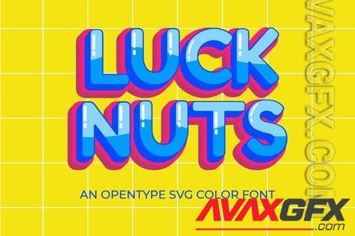 Luck Nuts font