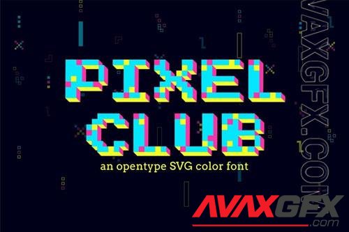 Pixel Club font