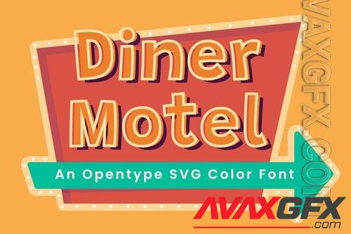 Diner Motel font