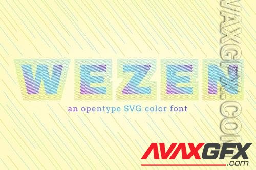 Wezen font