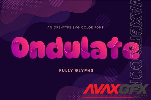 Ondulate font