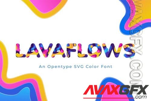 Lavaflows font