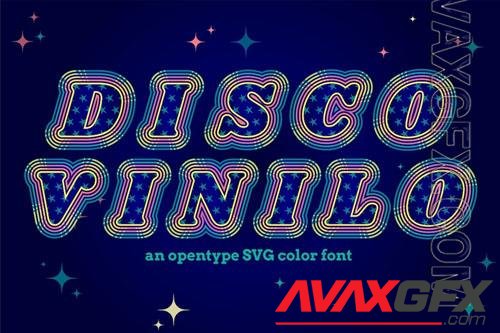 Disco Vinilo font