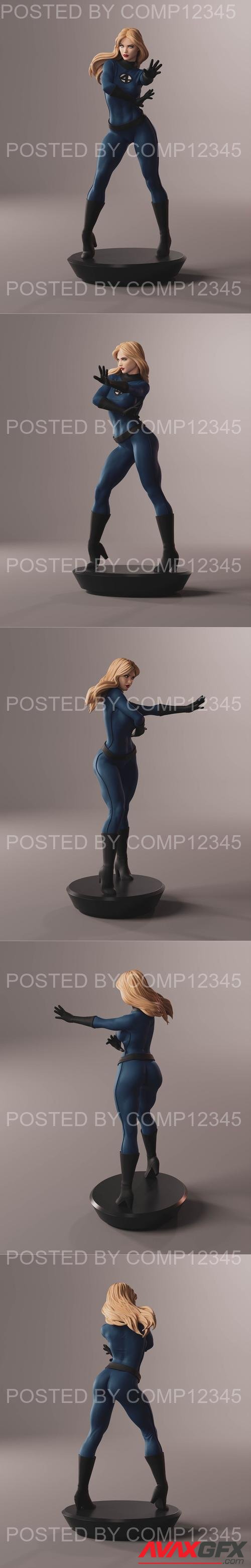 Sue Storm 3D Print