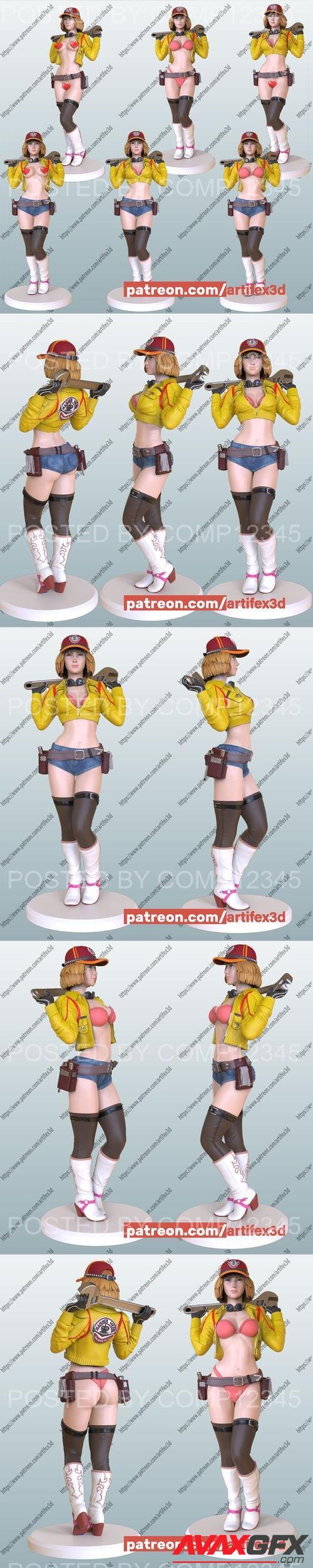 Artifex3D - Cindy Aurum Final Fantasy 3D Print