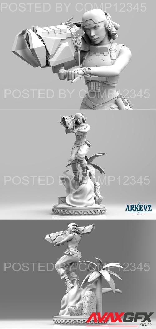 Raze - Valorant 3D Print