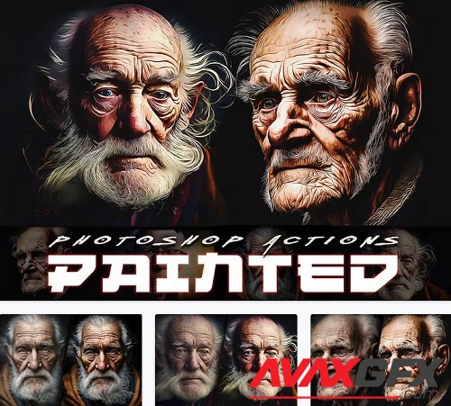 Painted Photoshop Action - UPH3FUZ