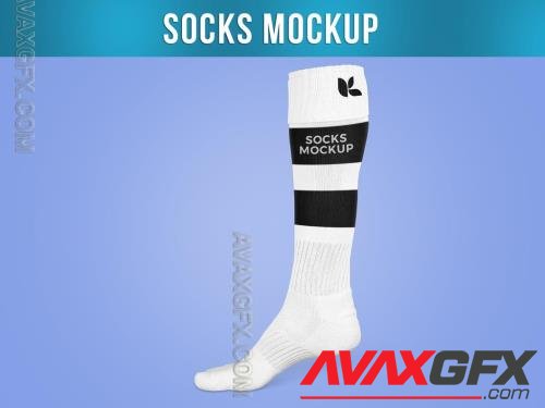Long Socks Mockup Side View 544599573 [Adobestock]