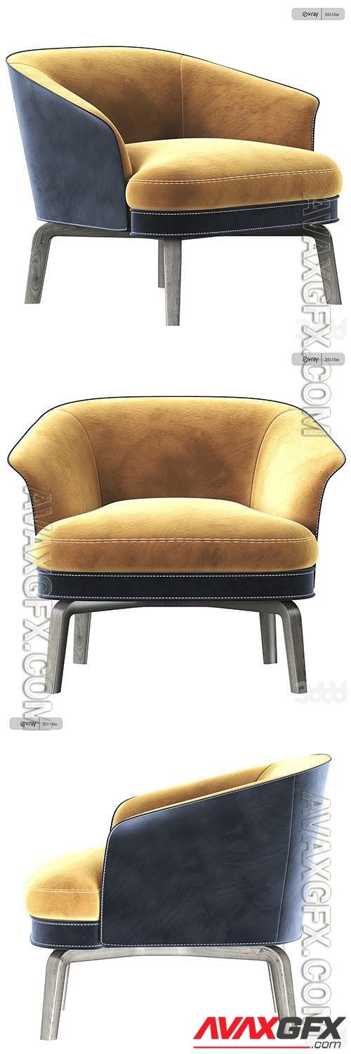 Nivola armchair - 3d model