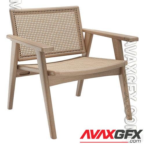 Lons Armchair by La Redoute Interieurs - 3d model