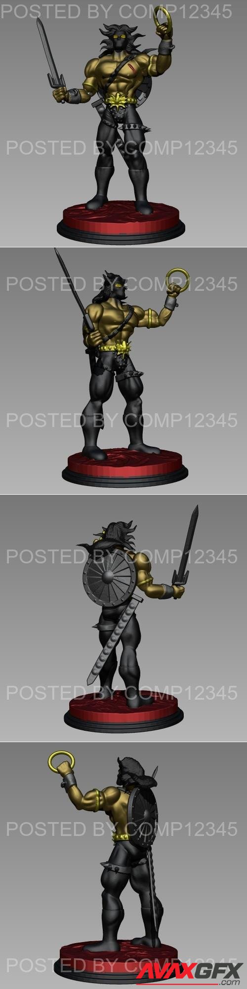 Manowar Faceless Warrior 3D Print