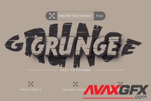 Grunge - Editable Text Effect - 16492662