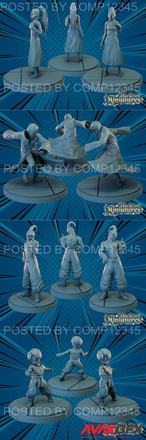 Hardcore Miniatures - Superhero Pack 3D Print