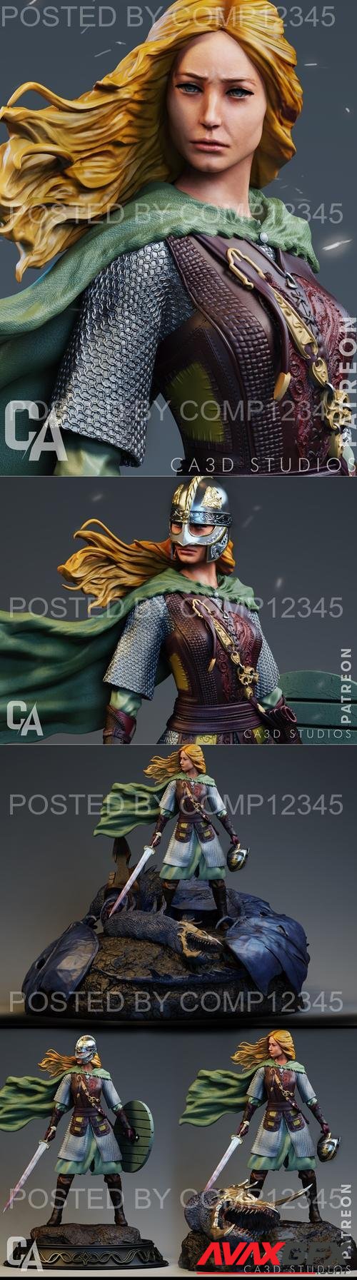 Ca 3d Studios - Eowyn 3D Print