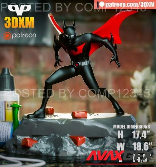 3DXM - Batman Beyond 3D Print