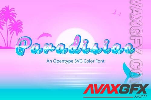 Paradisiac font