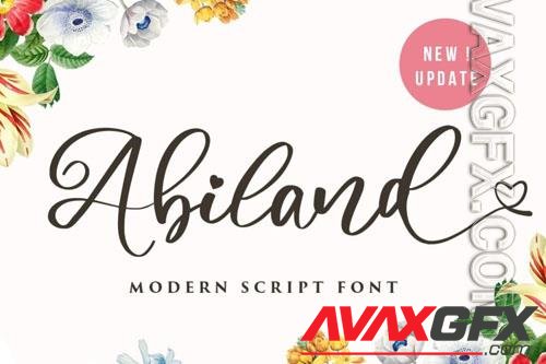 Abiland font