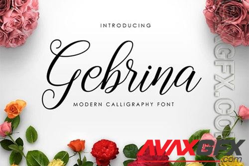 Gebrina font