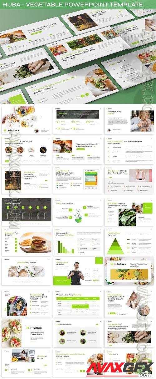 Huba - Vegetable Powerpoint Template