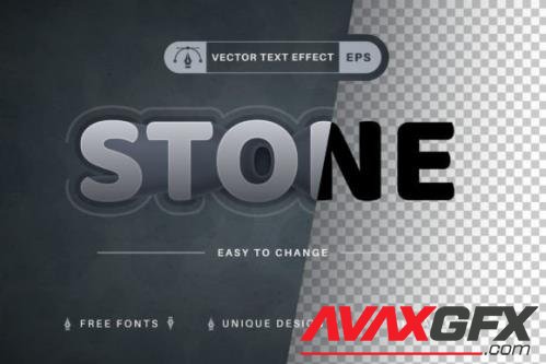 3D Stone - Editable Text Effect - 16508630