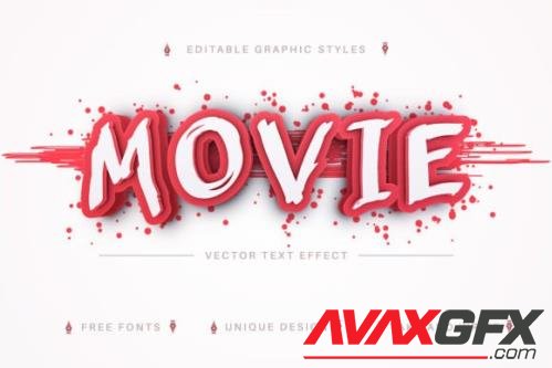 Bloody Movie - Editable Text Effect - 16507854