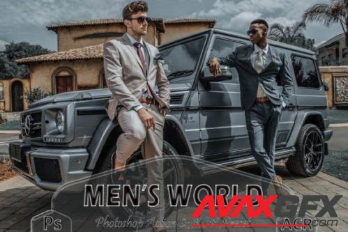 12 Men's World Photoshop Actions And ACR Presets, Handsome - 2584178