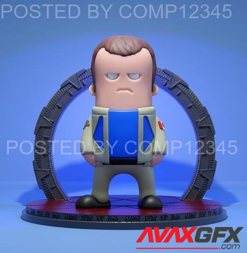 Mini Rodney McKay 3D Print