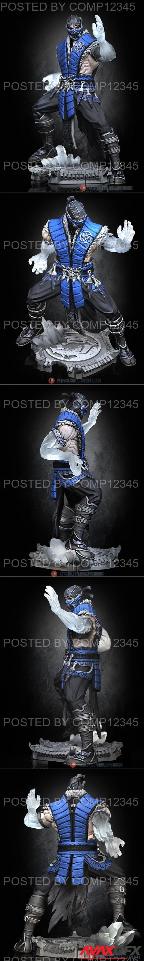 Sub Zero Fanart 3D Print